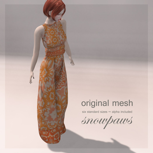 Snowpaws - Raine Jumpsuit - Orange