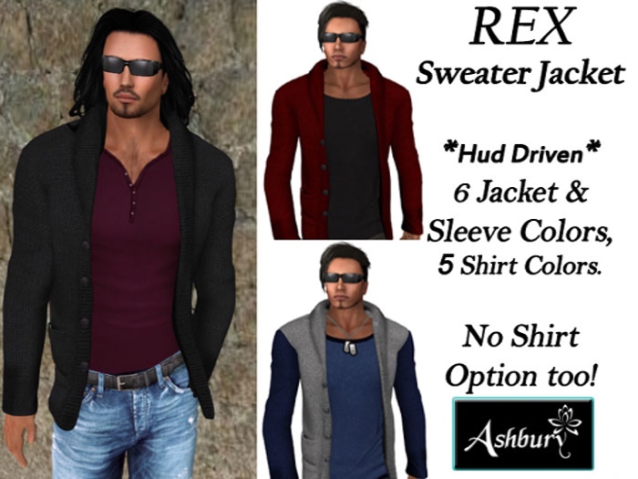 [ASHBURY] Rex Cardigan Jacket with HUD v2