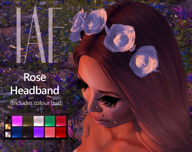 IAF Rose Headband (with colour hud)