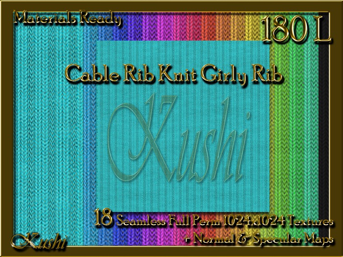 Cable Rib Knit Girly Rib Coordinates Seamless Textures Materials Ready Full Perms 1024x1024