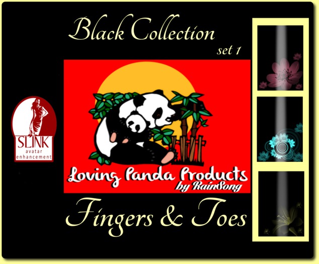 Black Collection set 1 nails (slink)