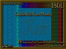 Cable Rib Knit Manly Seamless Textures Materials Ready Full Perms 1024x1024