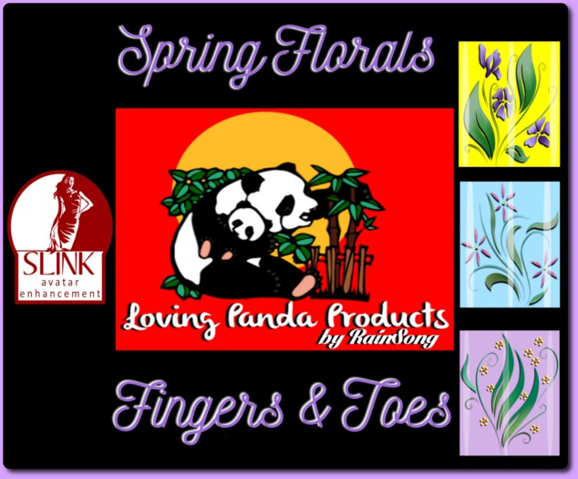 Spring Florals nails (slink)