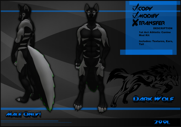 [Virtual Fuzz] Dark Wolf M Silver