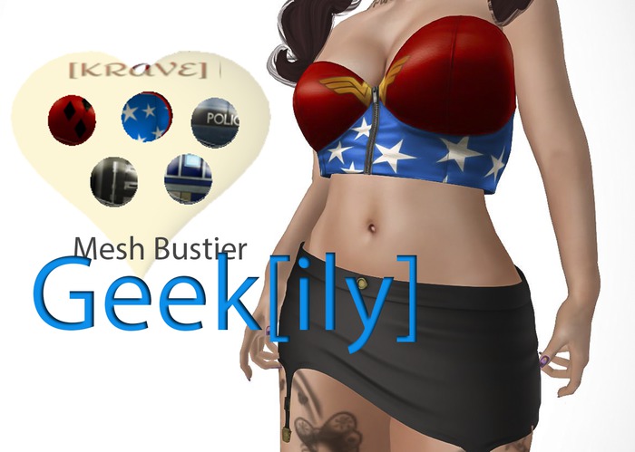 [KRAVE] Mesh Bustier Geek[ily]