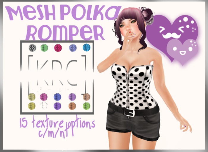[KRC] Texture Hud One Piece Romper