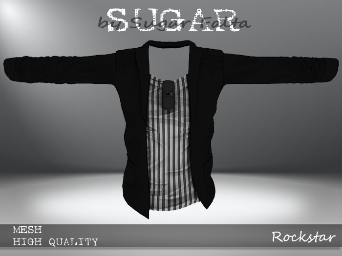 SUGAR for Men - Rockstar - BLACK STRIPE