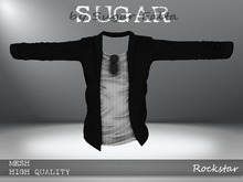 SUGAR for Men - Rockstar - WHITE STRIPE