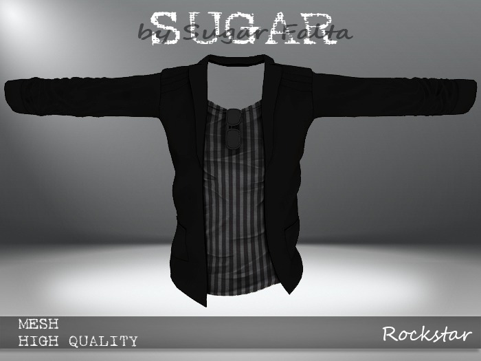 SUGAR for Men - Rockstar - GREY STRIPE