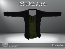 SUGAR for Men - Rockstar - GREEN RIBBED