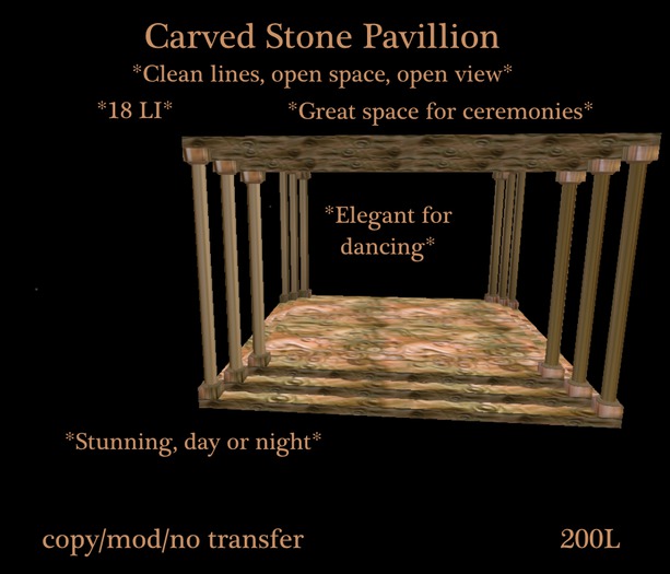 Carved Stone Pavillion