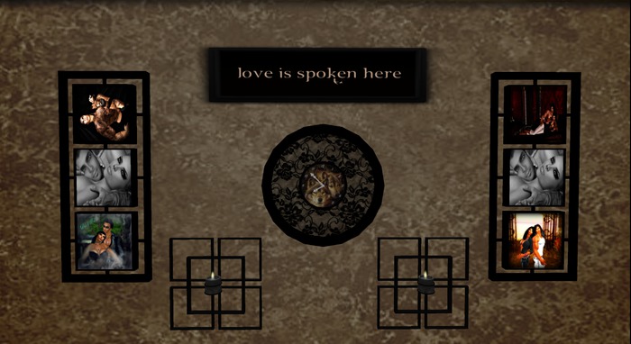 Love is Spoken Wall Display