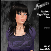 Souled Out Realistic Mesh Hair Fame Crow