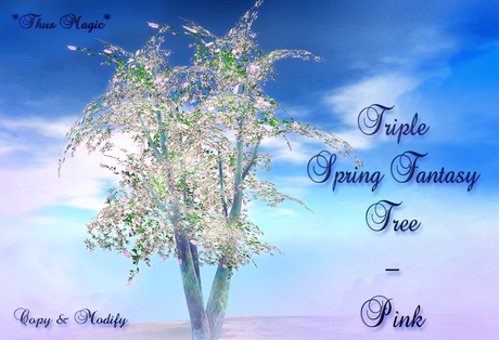 Second Life Marketplace - *Thus Magic* ~ PINK Triple Spring Fantasy ...