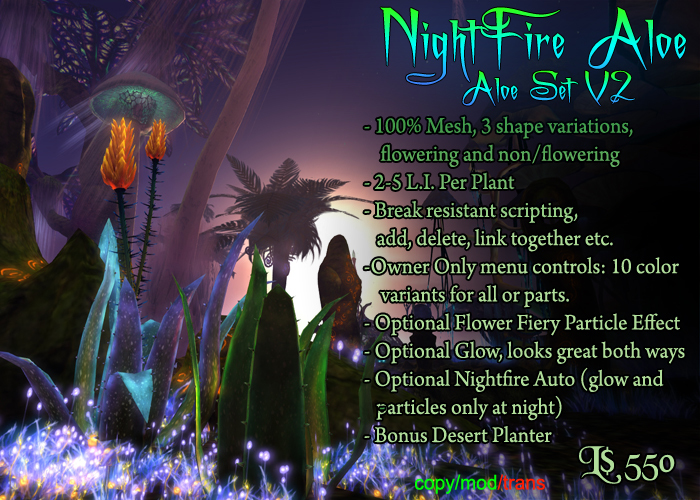 Nightfire Aloe Set