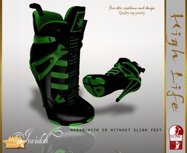 Invidah*Sanchia Outfit BLK/GOLD (Bagged WEAR or Rezz to unpack)