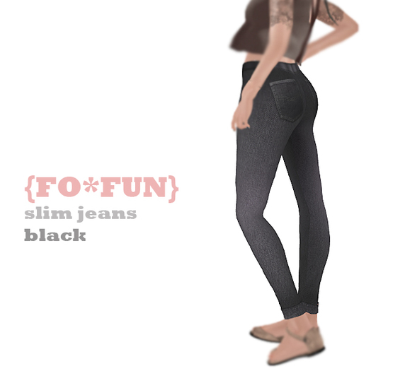 {FO*FUN} jeans slim (black)