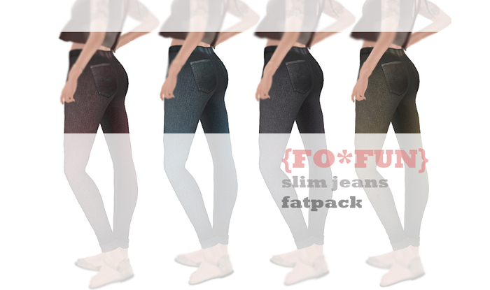 {FO*FUN} jeans slim (FATPACK)