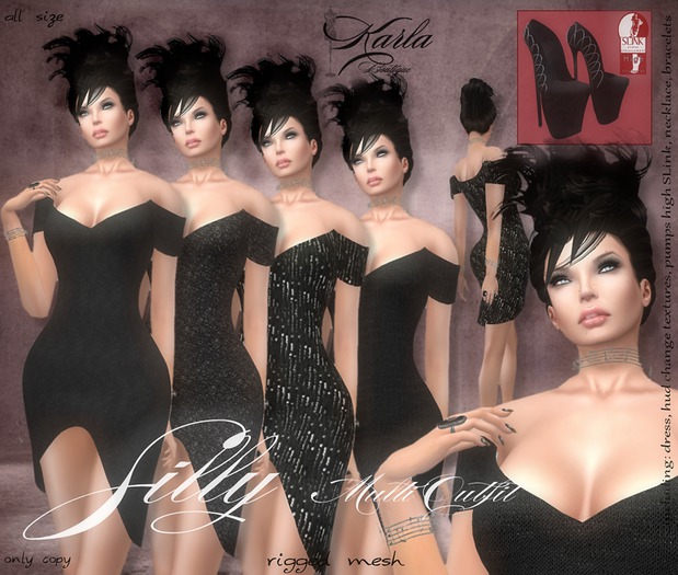 !!! Karla Boutique !!! Silly Multi Outfit - mesh