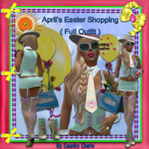 April's ( Easter Shopping (Sea foam / Purple ) Outfit