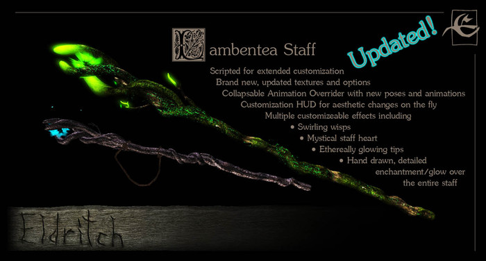 Second Life Marketplace - .Eldritch. Lambentea Staff