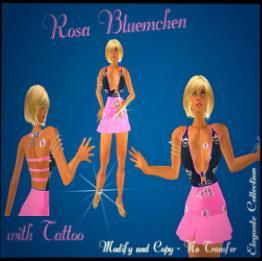 Dress Rosa Bluemchen w/ Tattoo Resell Box