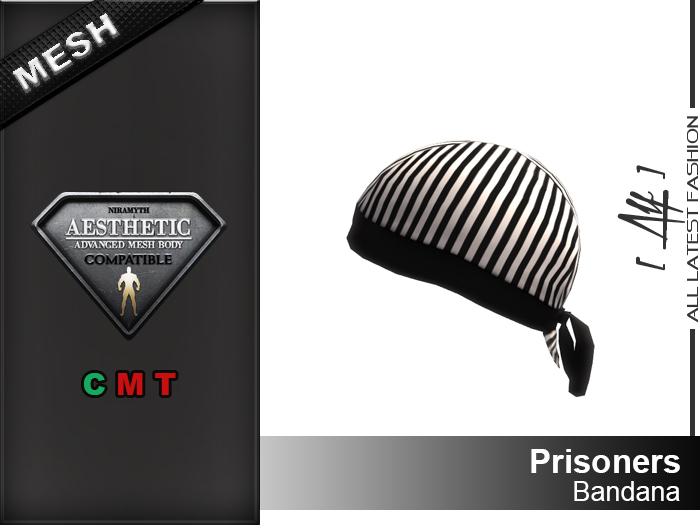 [ALF] Prisoners Bandana for NIRAMYTH AESTHETIC