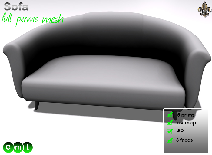 -----LS Inc. Full Perms Sofa---- 