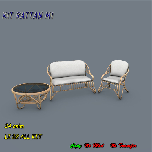 KIT RATTAN M1 BOX