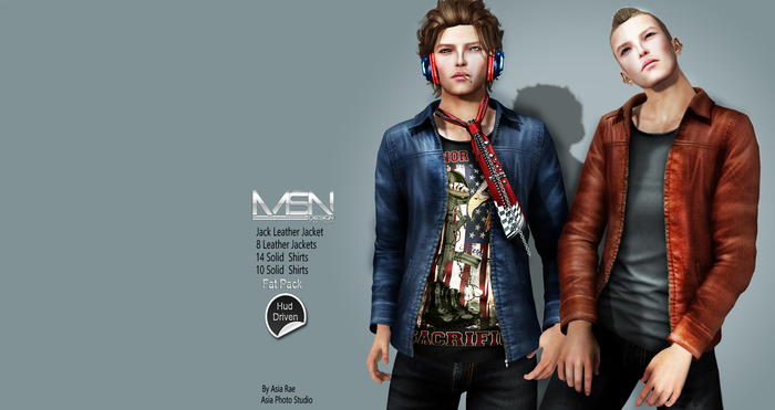 [MSN Design] - Jack Leather Jacket [FAT PACK]