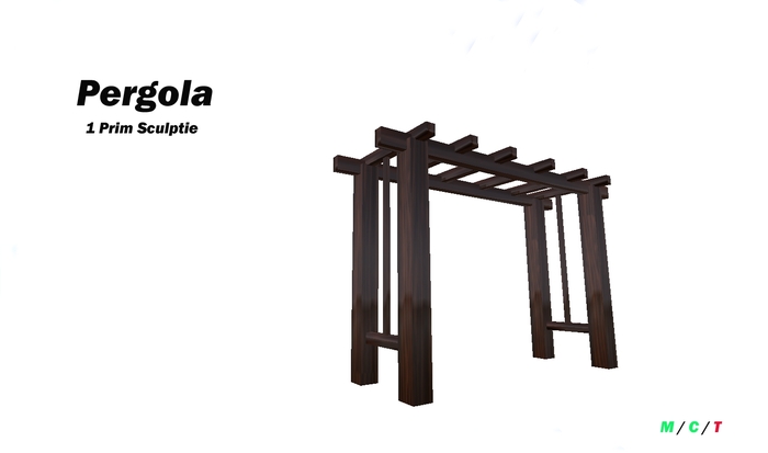 Garden Pergola   (4D) 