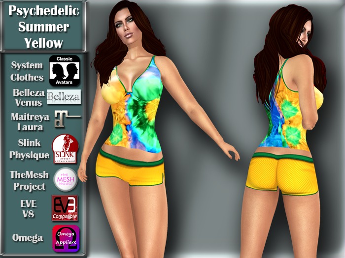 [TKS] Basics - Psychedelic Summer Yellow