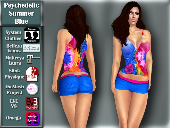 [TKS] Basics - Psychedelic Summer blue