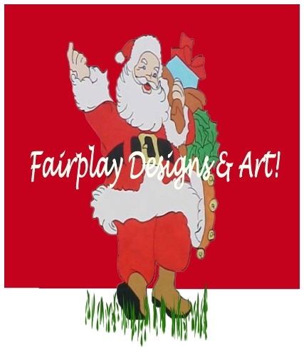 Whimsical Santa Yard Decoration! RESIZE/TRANS