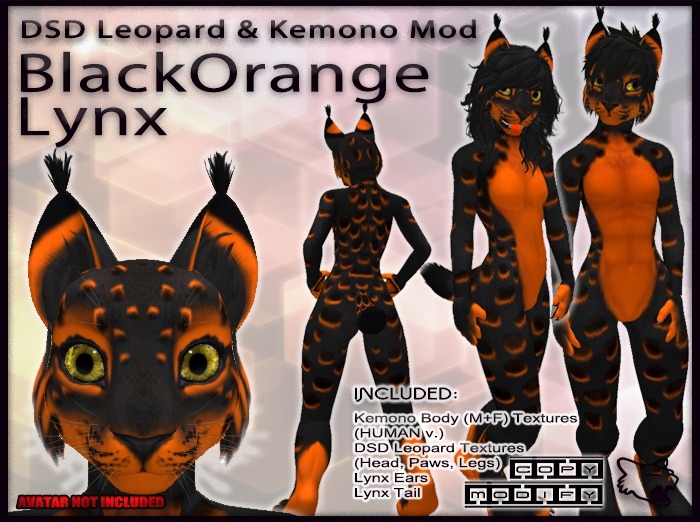 DSD Leopard/Kemono "Lynx BOrange" Mod