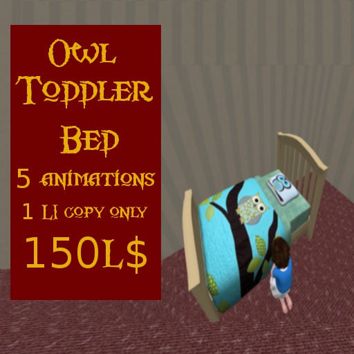 Owl toddler bed
