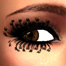* GuTi eye lashes skulls extravagant Wimpern