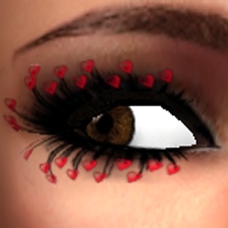 * GuTi eye lashes hearts extravagant Wimpern