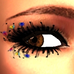 * GuTi eye lashes flowers extravagant Wimpern