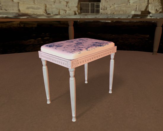 French Stool Antique Stool Stool White Painted