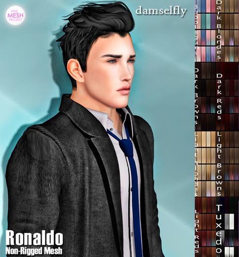 *~*Damselfly*~*Ronaldo Non-Rigged Mesh Big Pack