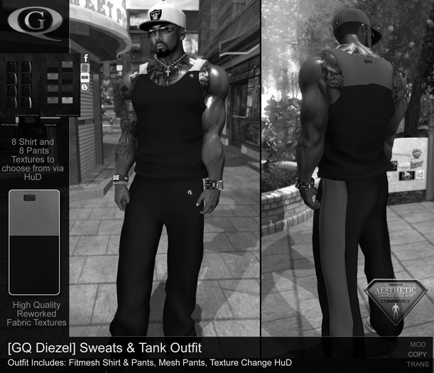 [GQ Diezel] Sweats & Tank DEMO