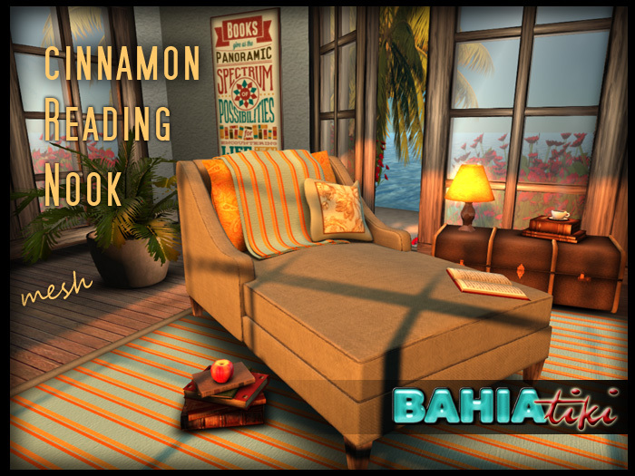 Bahia Tiki- Cinnamon Reading Nook