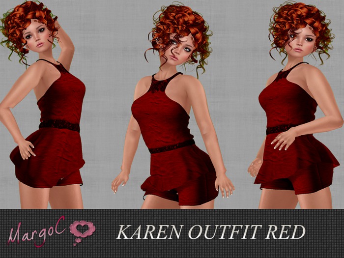 DEMO KAREN OUTFIT RED- MargoC