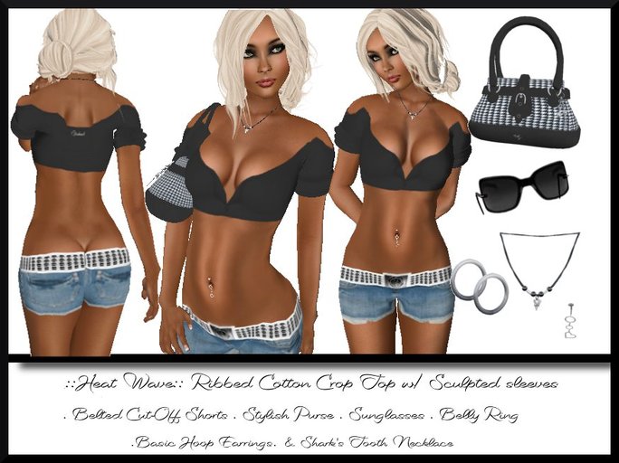 ::STOKED:: Heat Wave Outfit - Blk