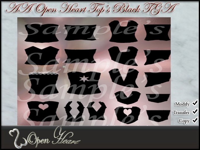 * Open Heart ~   Top's Black TGA