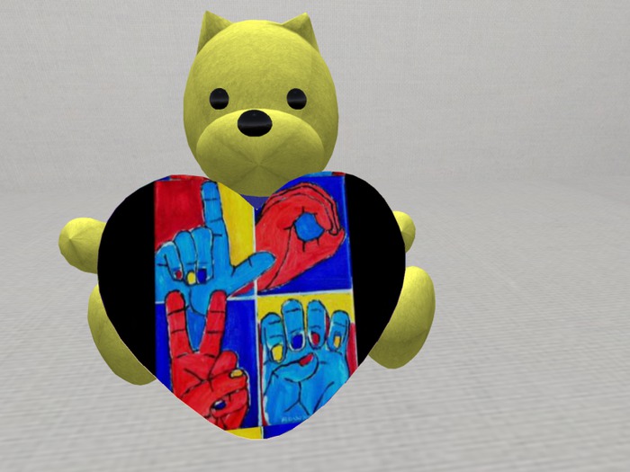 Deaf Awareness Bear v2