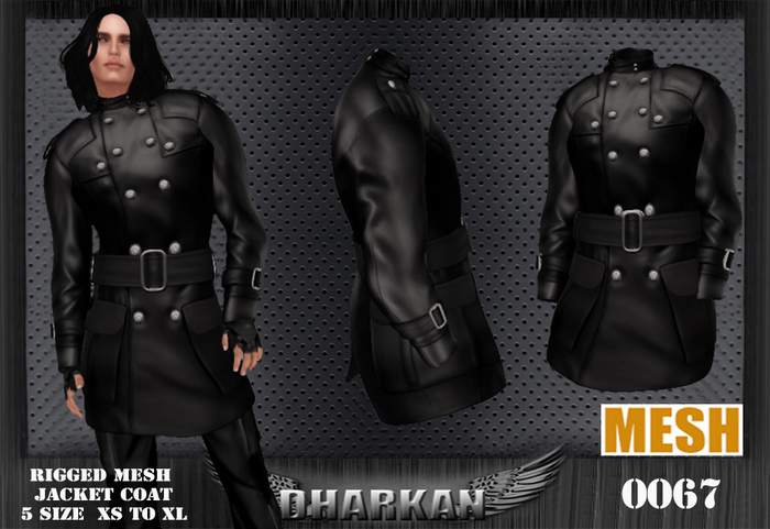 Dharkan 0067 Mesh Jacket Coat