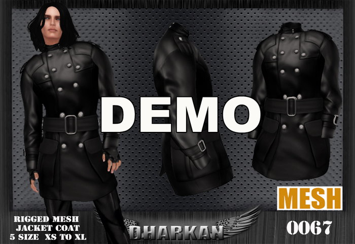 Dharkan - 0067 (DEMO) Mesh Jacket Coat