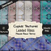 *Cupids Textures * 10 LEADED GLASS